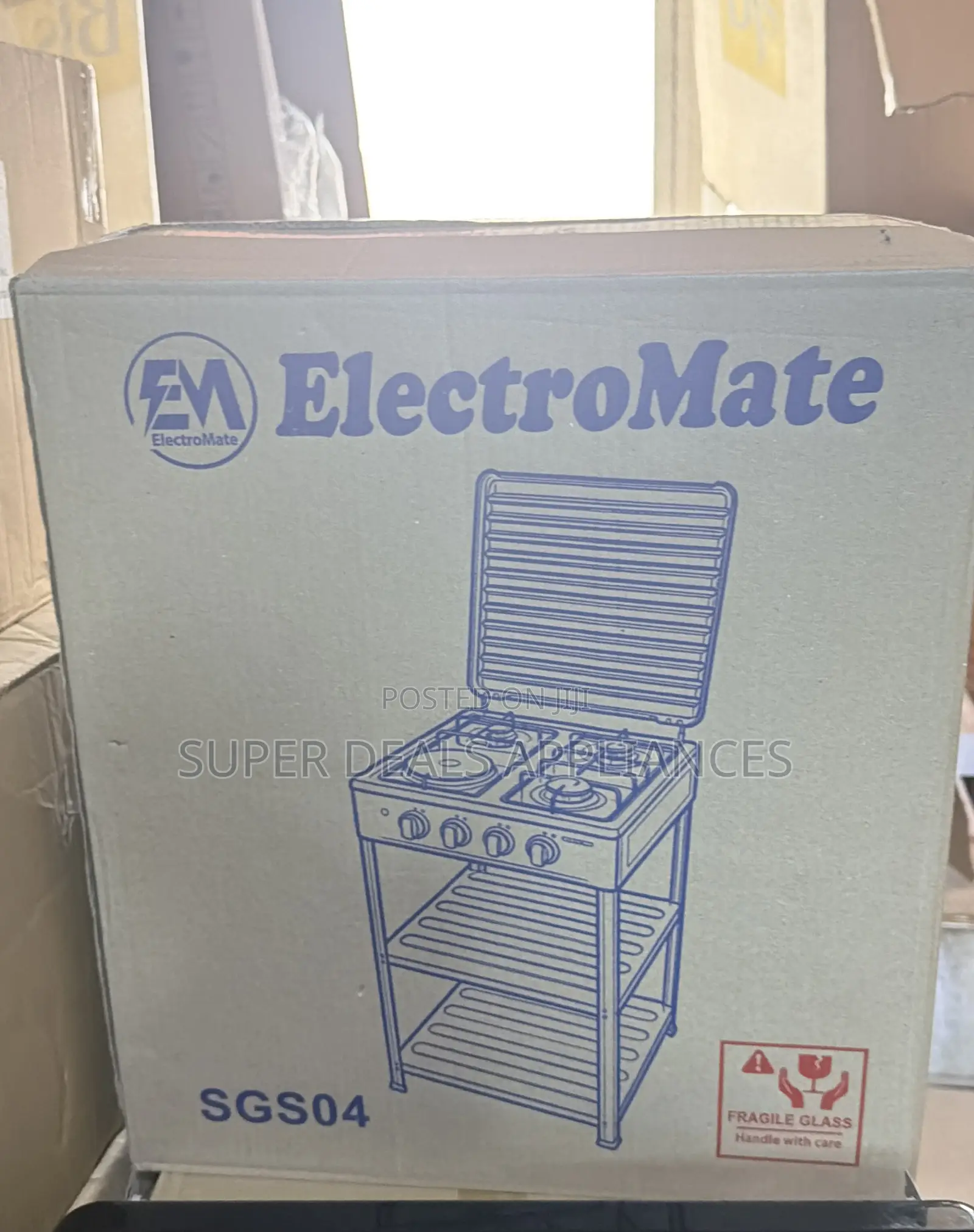 3+1 Electromate Standing Cooker With Stands