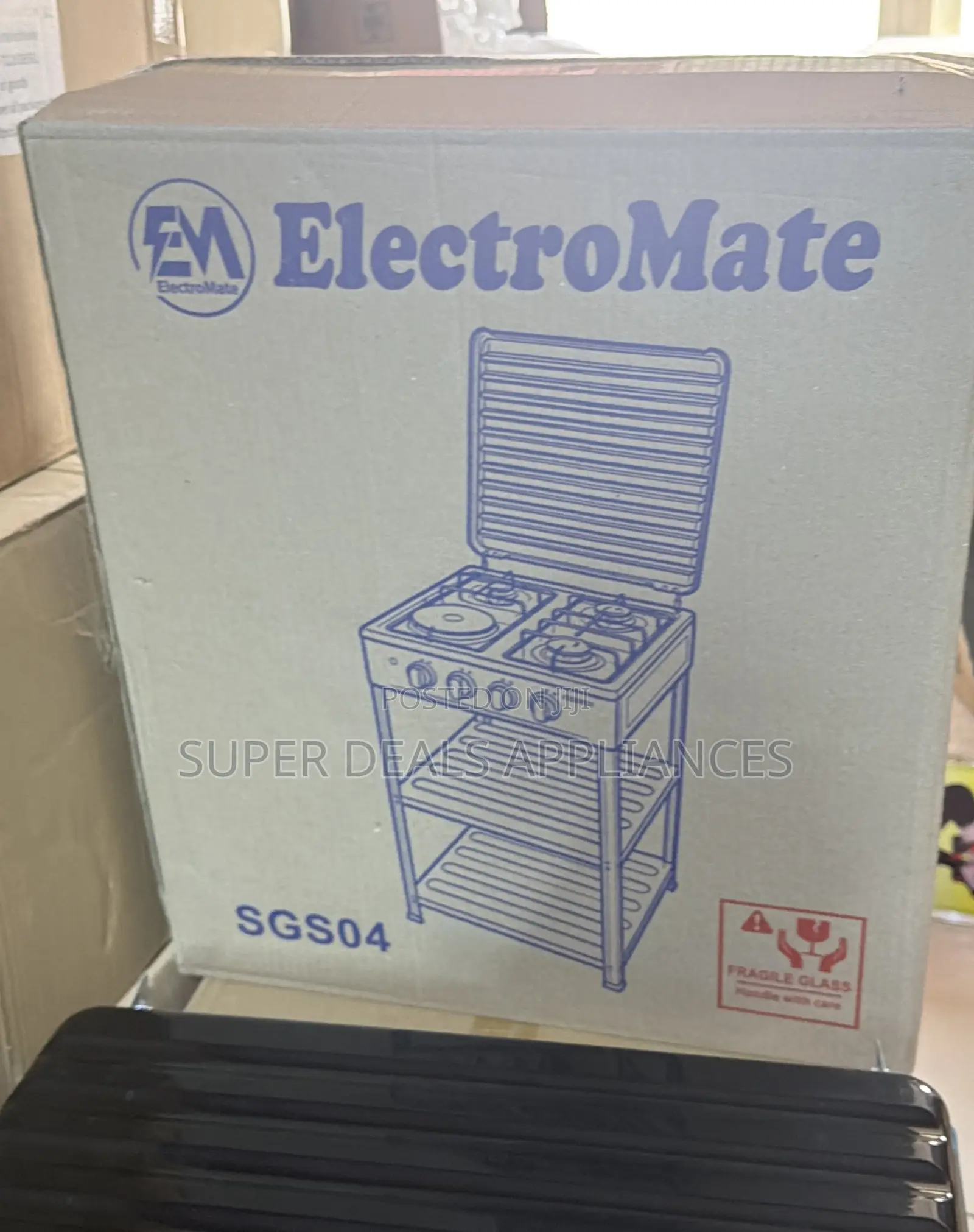 3+1 Electromate Standing Cooker With Stands