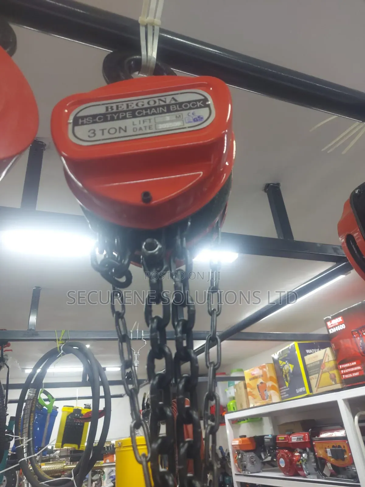 Beegona HS-C Type Chain Block Is a Heavy-Duty (3-Ton ,3000 Kg)