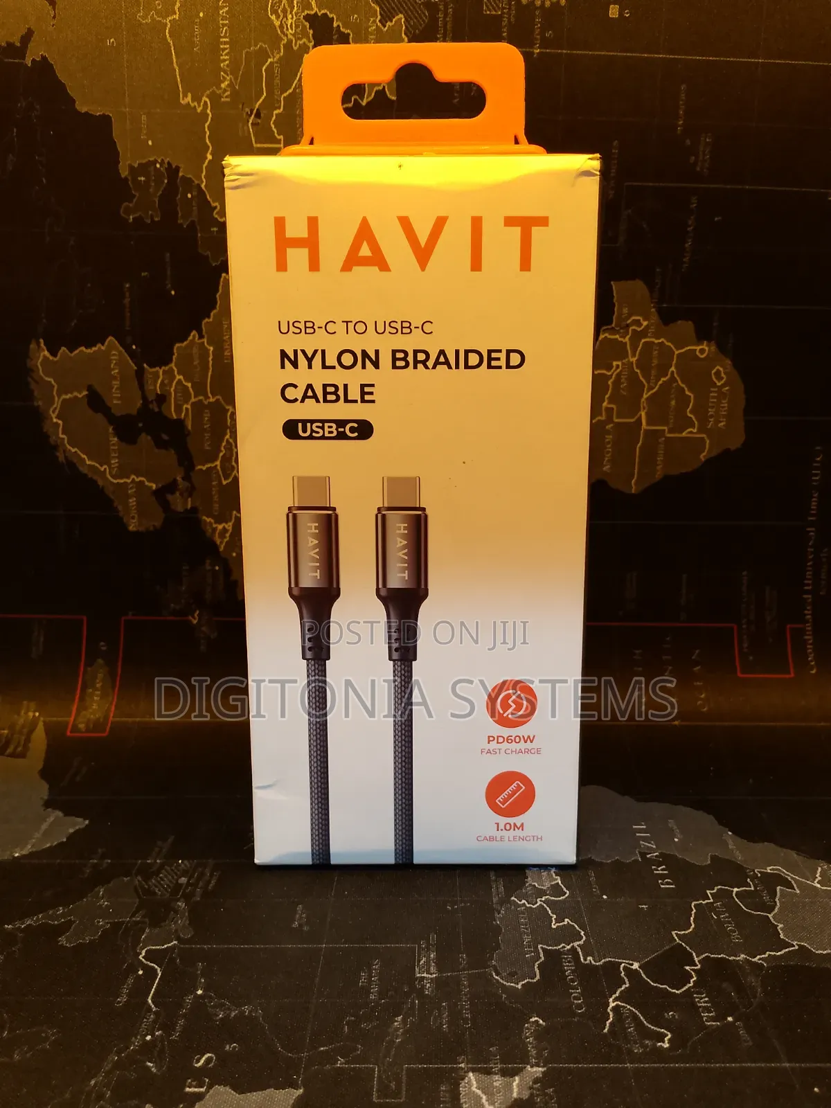 Havit USB C to USB C Nylon Braided Cable