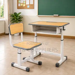 Kid's Modern Desk and Chair Combo.