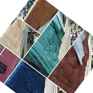 6×6 Velvet Duvet Set With Bedsheet Pillow Cases