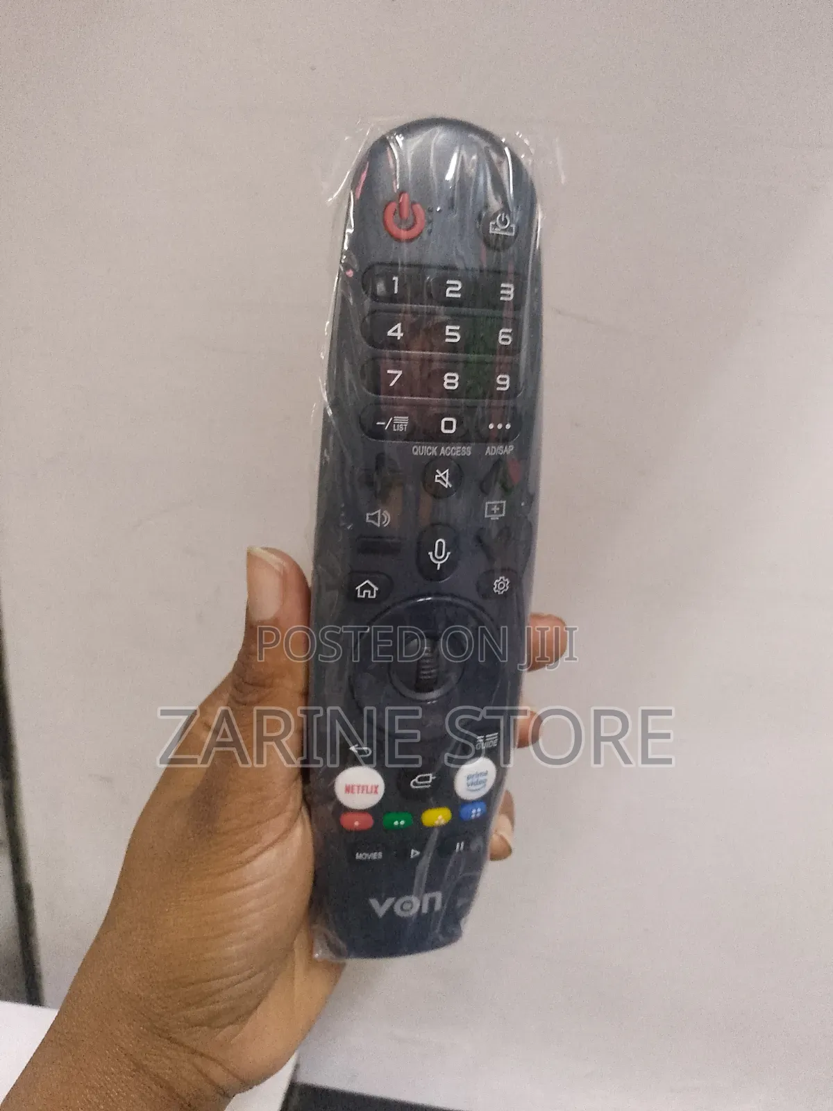 Von Magic Remote for Smart TV With Netflix Prime Video Button