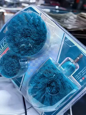 TOTAL Tools 3-Piece Power Scrubber Drill Brush Attachment Kit