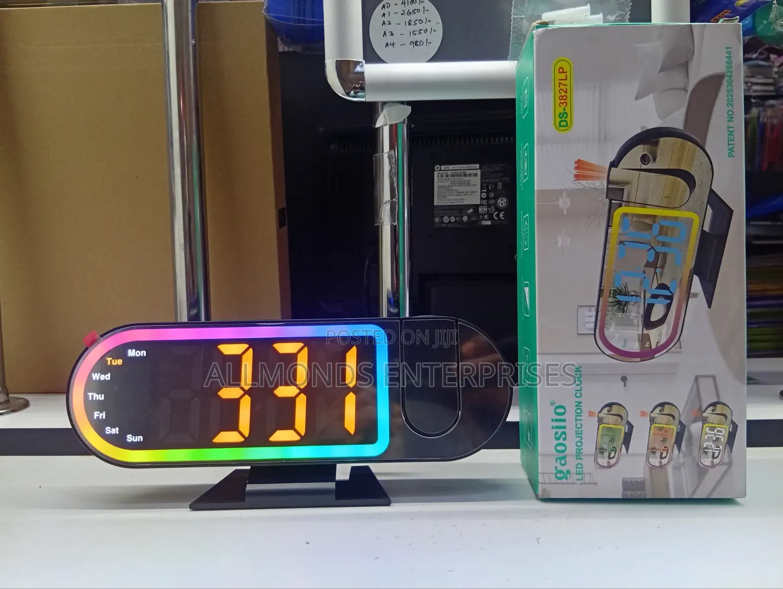 GAOSIIO LED Projection Table Clock