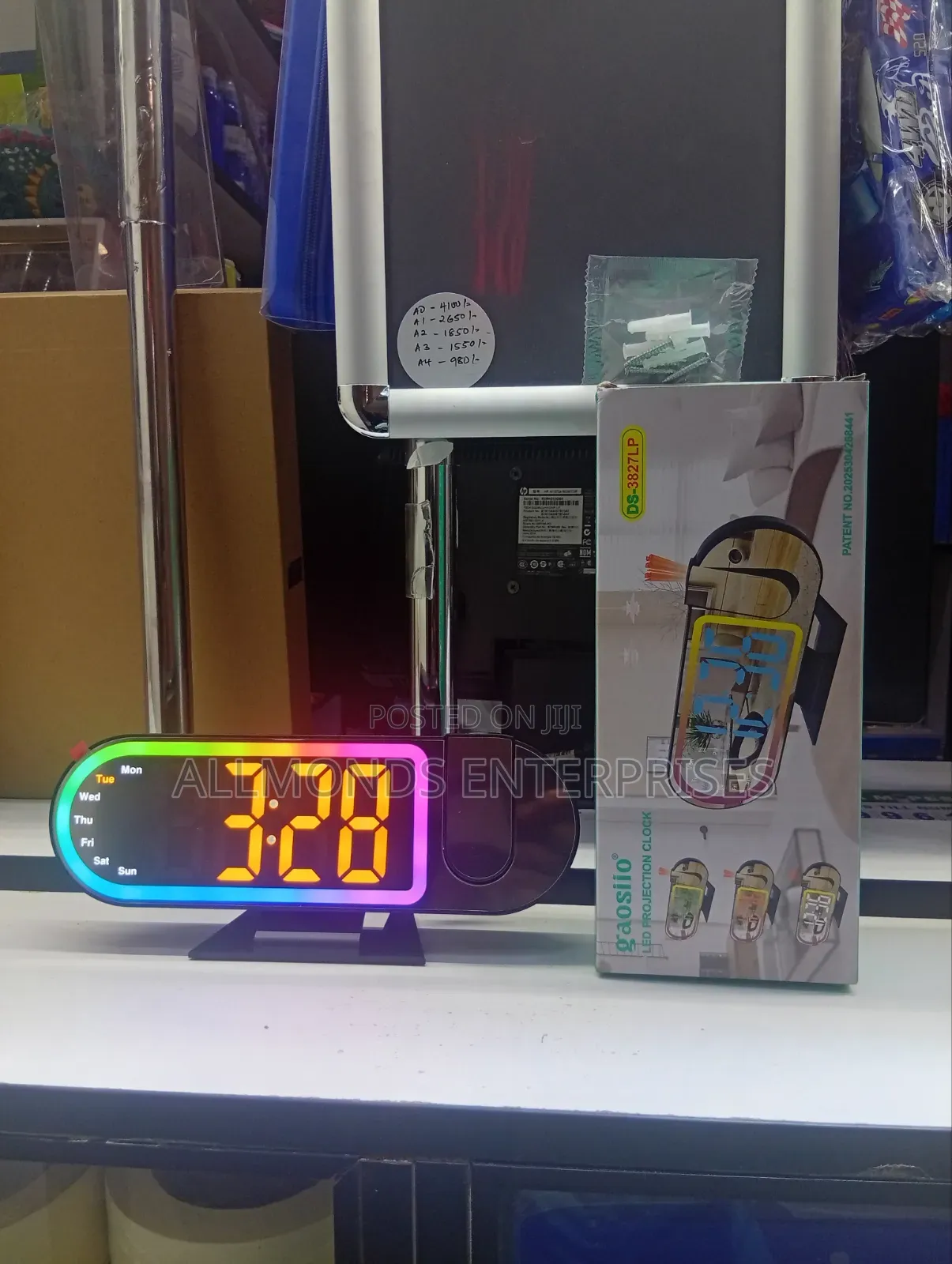 GAOSIIO LED Projection Table Clock