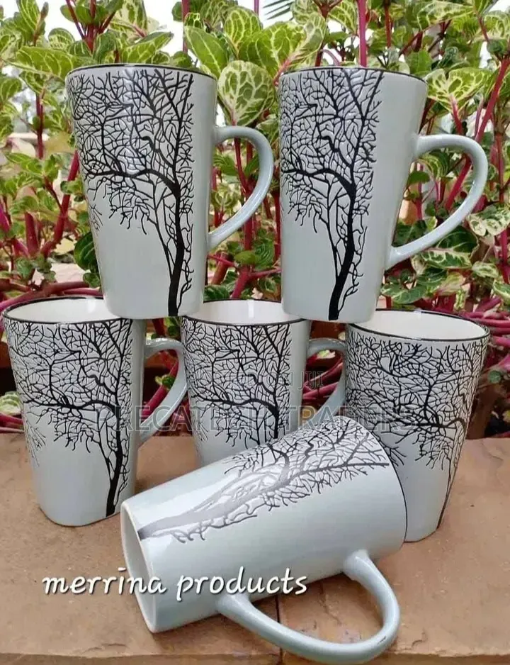 Elegant 6-Piece Coffee Tea Mug Set