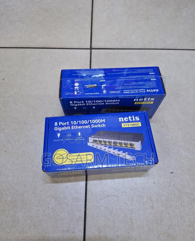 Fast Netis ST3108GC 8-Port 1000Mbps Gigabit Ethernet Network Switch