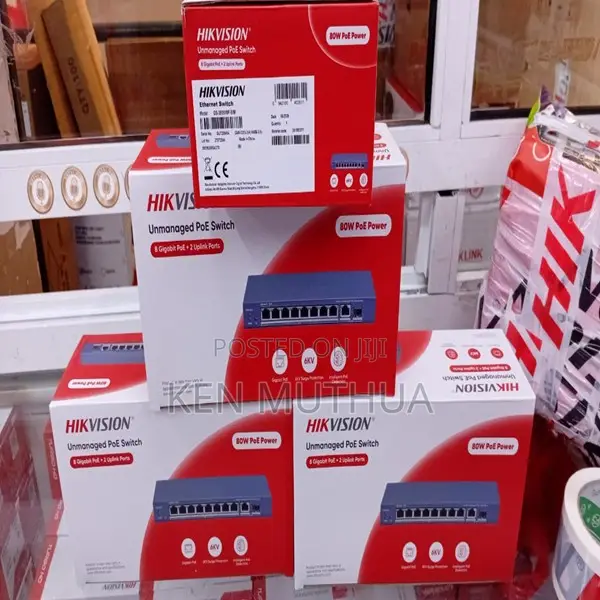 Hikvision Poe 8 Port Unmanaged DS-3E0510P-E/M