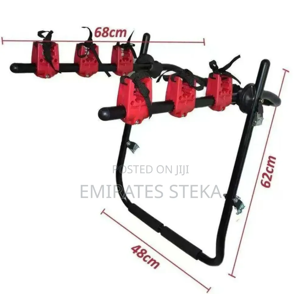 3 Bike Trunk Mount Foldable Bicycle Carrier/Rack
