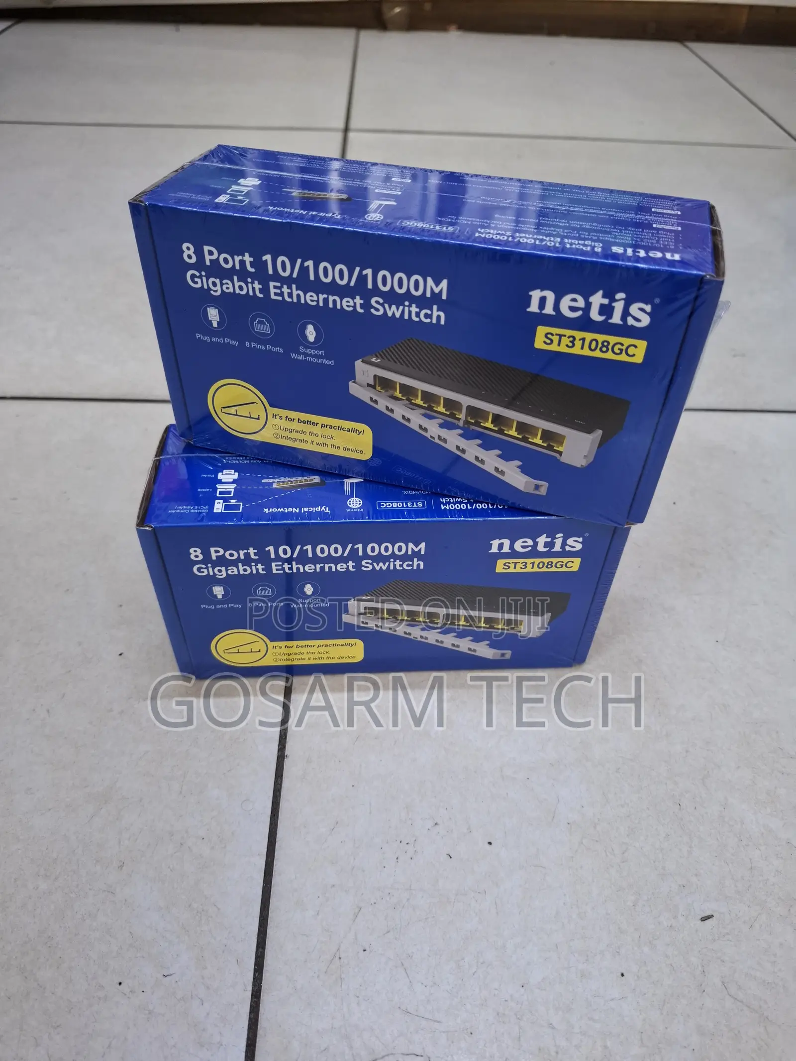 Netis ST3108GC 8Port Ethernet Switch GigabitMbps for Offic