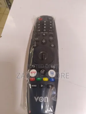 Von Smart Android TV Remote Control Von Magic Uses Double a Batteries