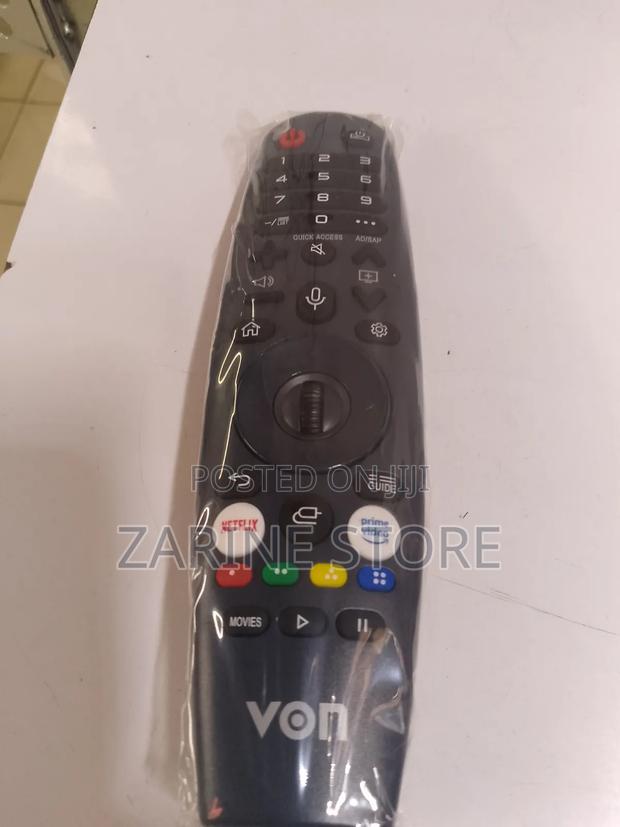 Von Smart Android TV Remote Control Von Magic Uses Double a Batteries
