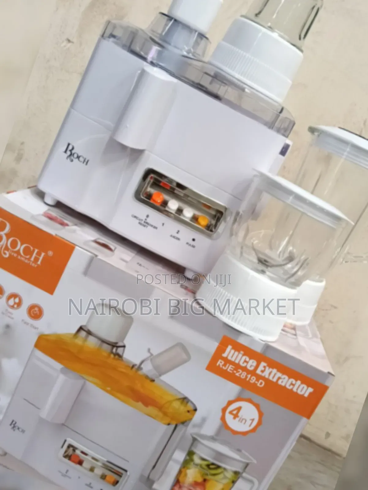 Roch 4 in 1 Juicer Blender and Mill Food Processor