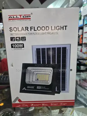 100W Solar Floodlight – Bright Outdoor Security Lighting