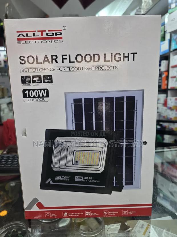 100W Solar Floodlight – Bright Outdoor Security Lighting - thumbnail 2