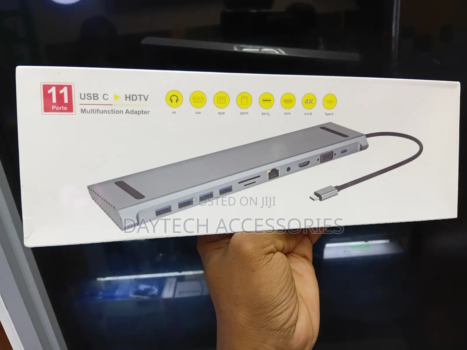11-in-1 USB-C to HDTV Multifunction Adapter/Docking Station