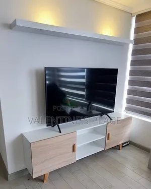 Modern 5ft Wooden TV Stand Floating Wall Shelf Console Set