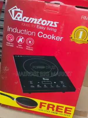 Ramtons Single Induction Cooker With Free Pan