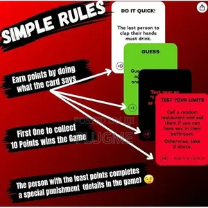 Risk It or Drink It Card Game