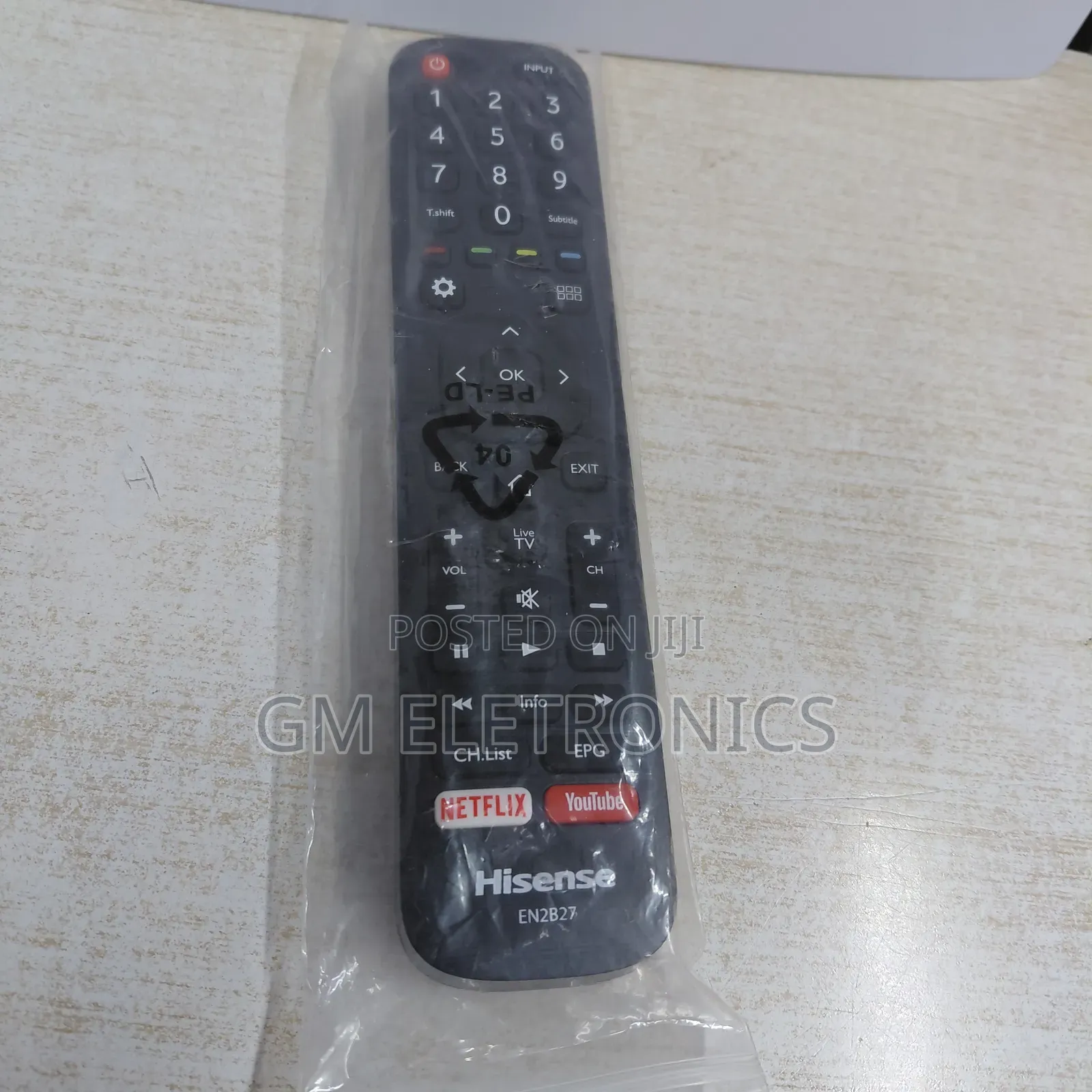 Original EN2B27 Replacement Remote Control + a Pair of AAA Batteries