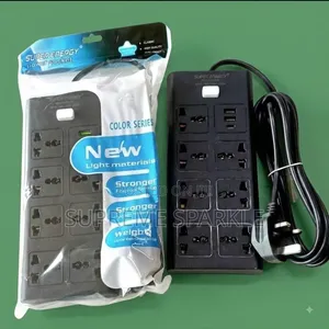 7-Way Extension Socket 3 USB Super Energy