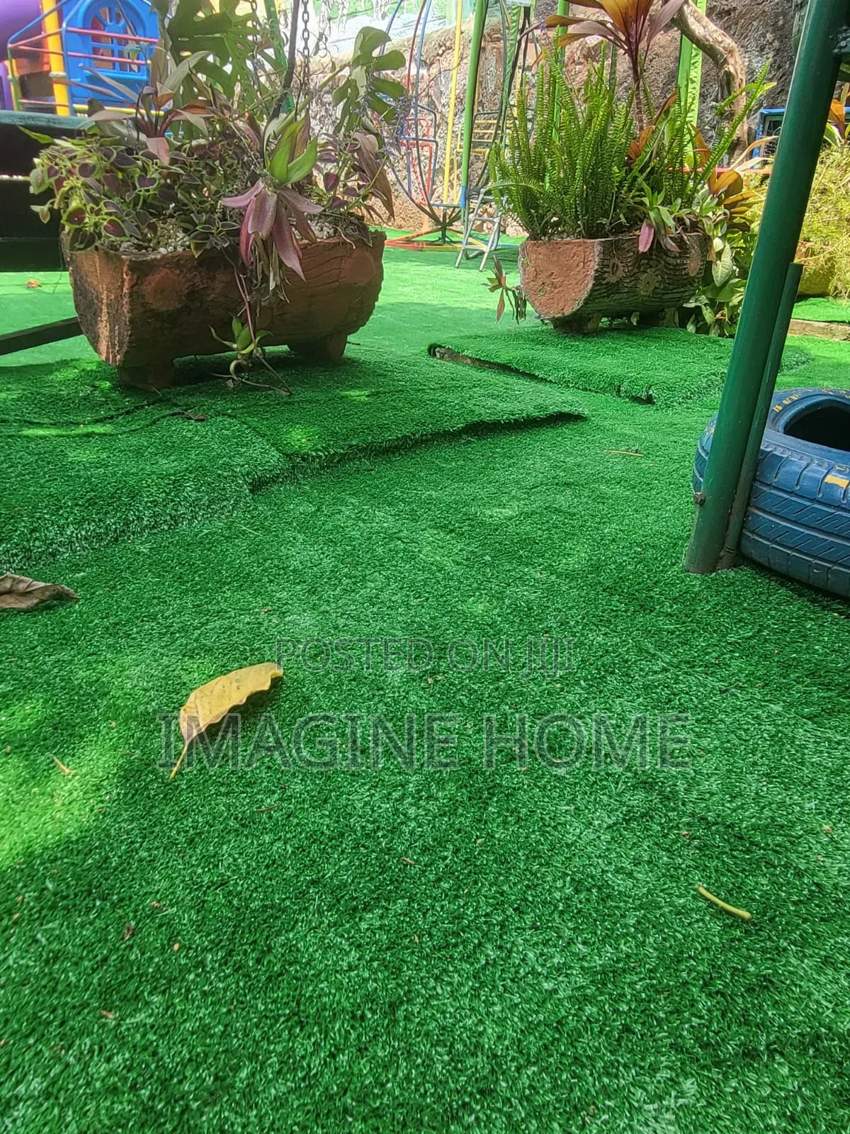 Outdoor Look With Turf Carpet