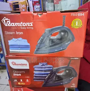 Ramtons RM/694 1600W Steam Iron – Non-Stick Soleplate, Vertical