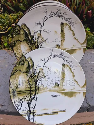  Beautiful Ceramic Plates,per Set of 6 PCS