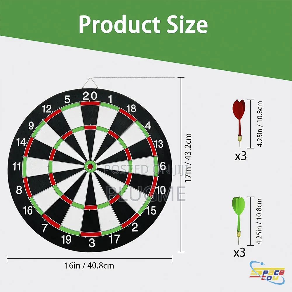 Professional and Leisure Dartboard 40.8 Cm