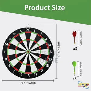 Professional and Leisure Dartboard 40.8 Cm