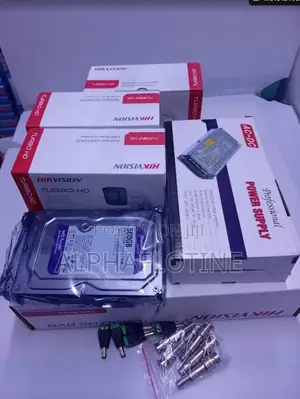 Four (4) Camera CCTV Full Kit Standard 2mp Turbo Hd Cameras