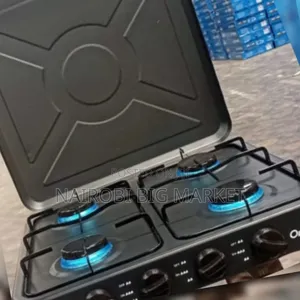 Olelon 4 Burner Gas Stove Cooker With Cover Lid