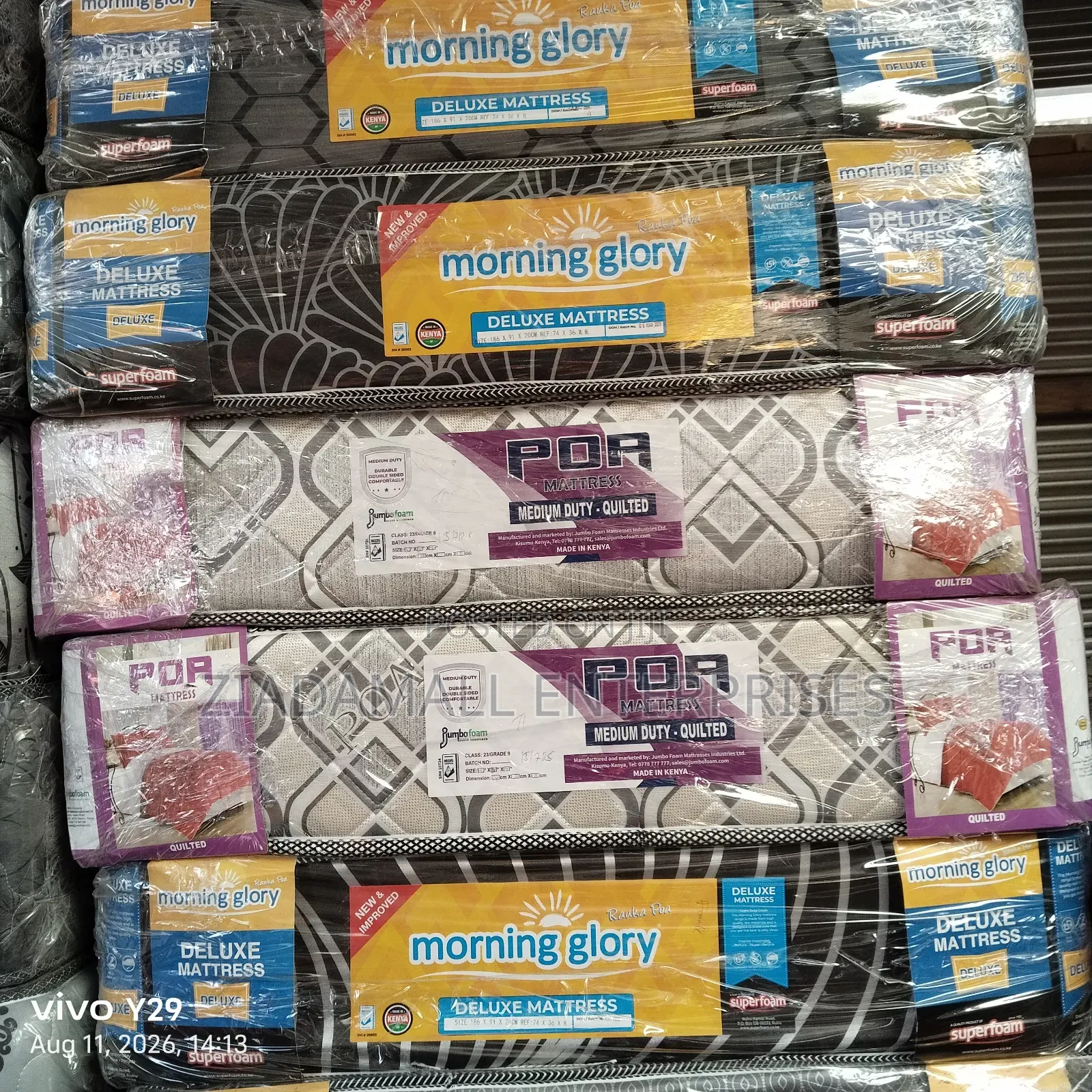 High Quality 4by6 6inches Quilted Mattress. Pay on Delivery