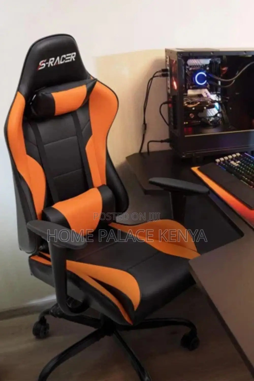 Gaming Chair; Comfortable Ergonomic Gaming Chair With Thick Padding