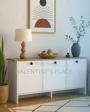 Modern 3-Door Storage Credenza / Sideboard Console