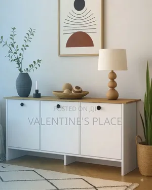 Modern 3-Door Storage Credenza / Sideboard Console