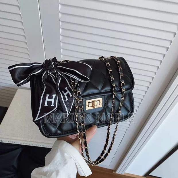 Quilted Flap Leather Shoulder Bag