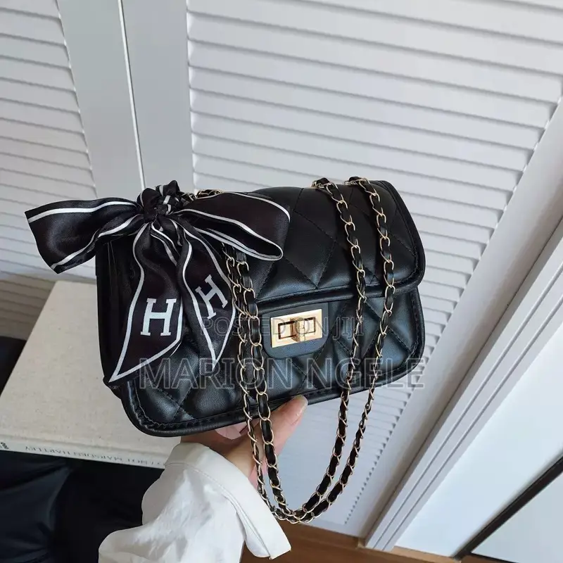 Quilted Flap Leather Shoulder Bag