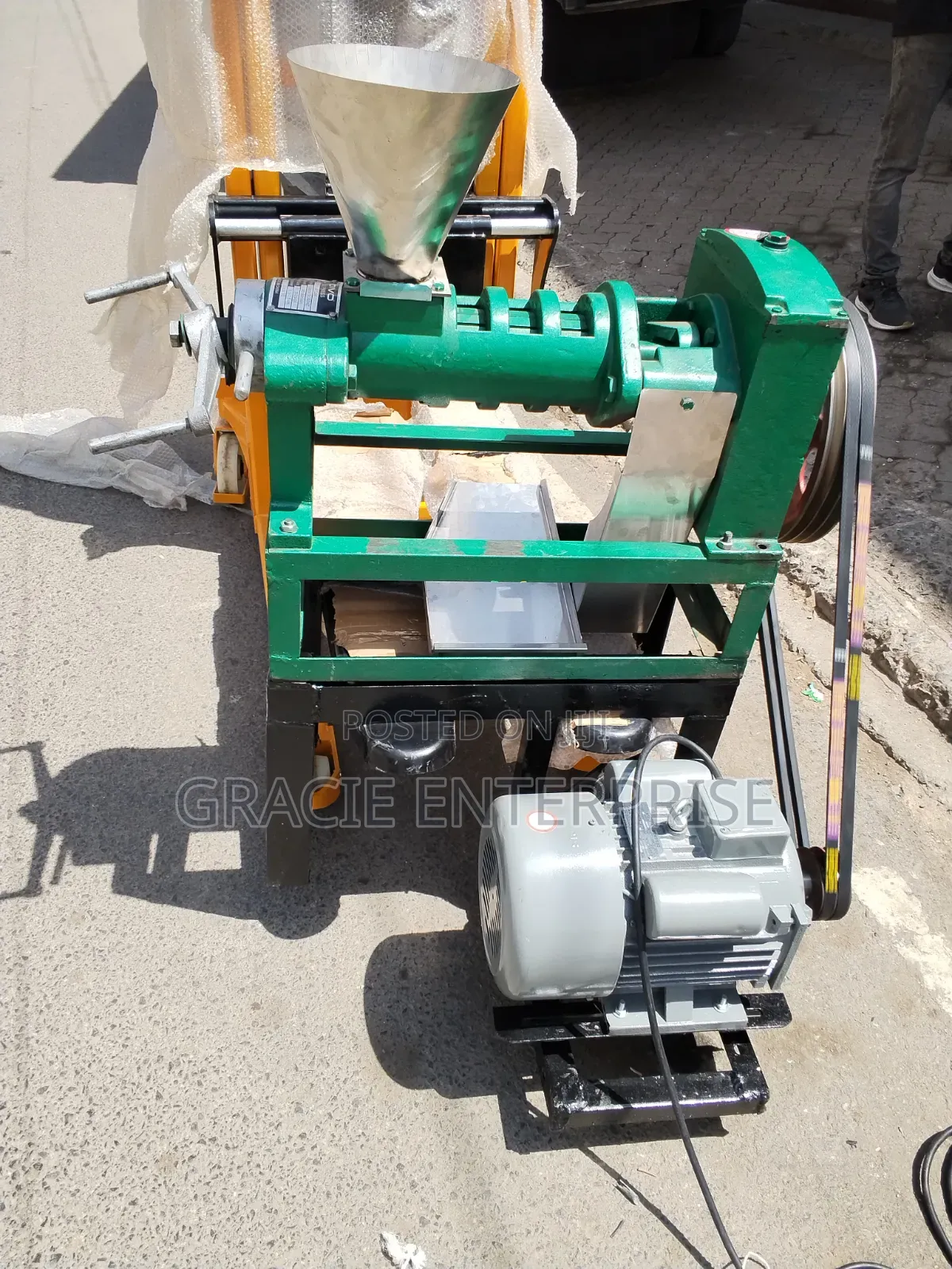 Oil Press Machine With 7.5hp Motor