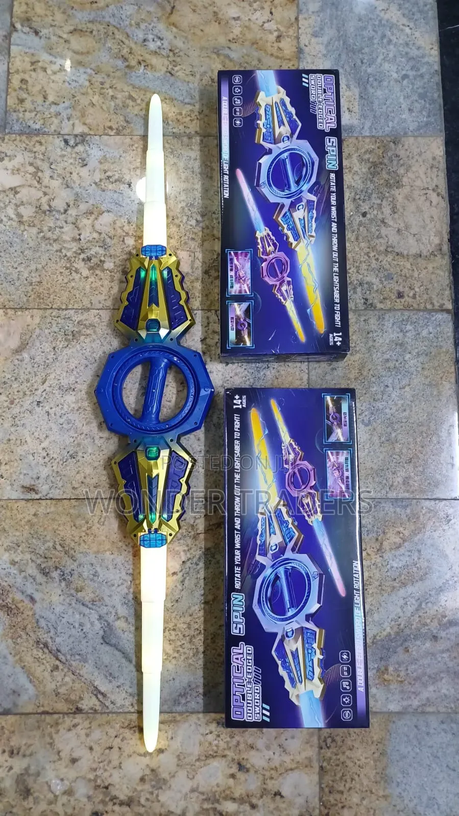 *Swords*
 *Rechargeable* 
 *Lights*
 *Music
