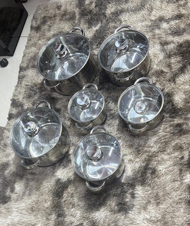 12 PCS Stainless Steel Cookware Set