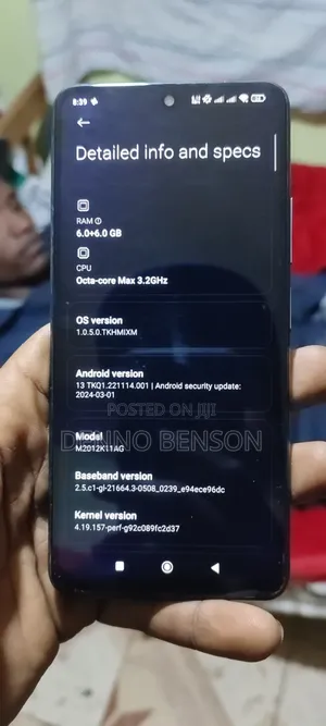 Xiaomi Poco F3 128 GB Black