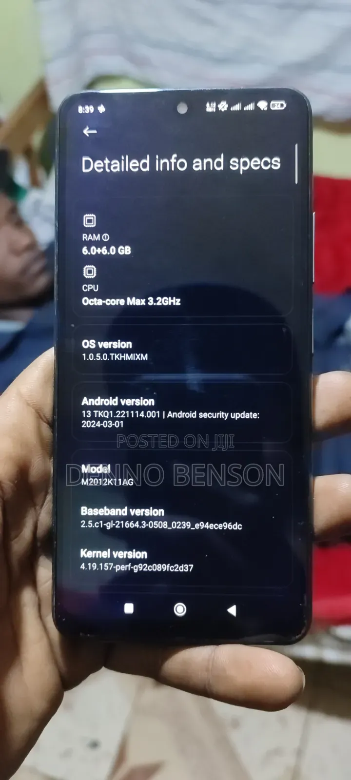 Xiaomi Poco F3 128 GB Black