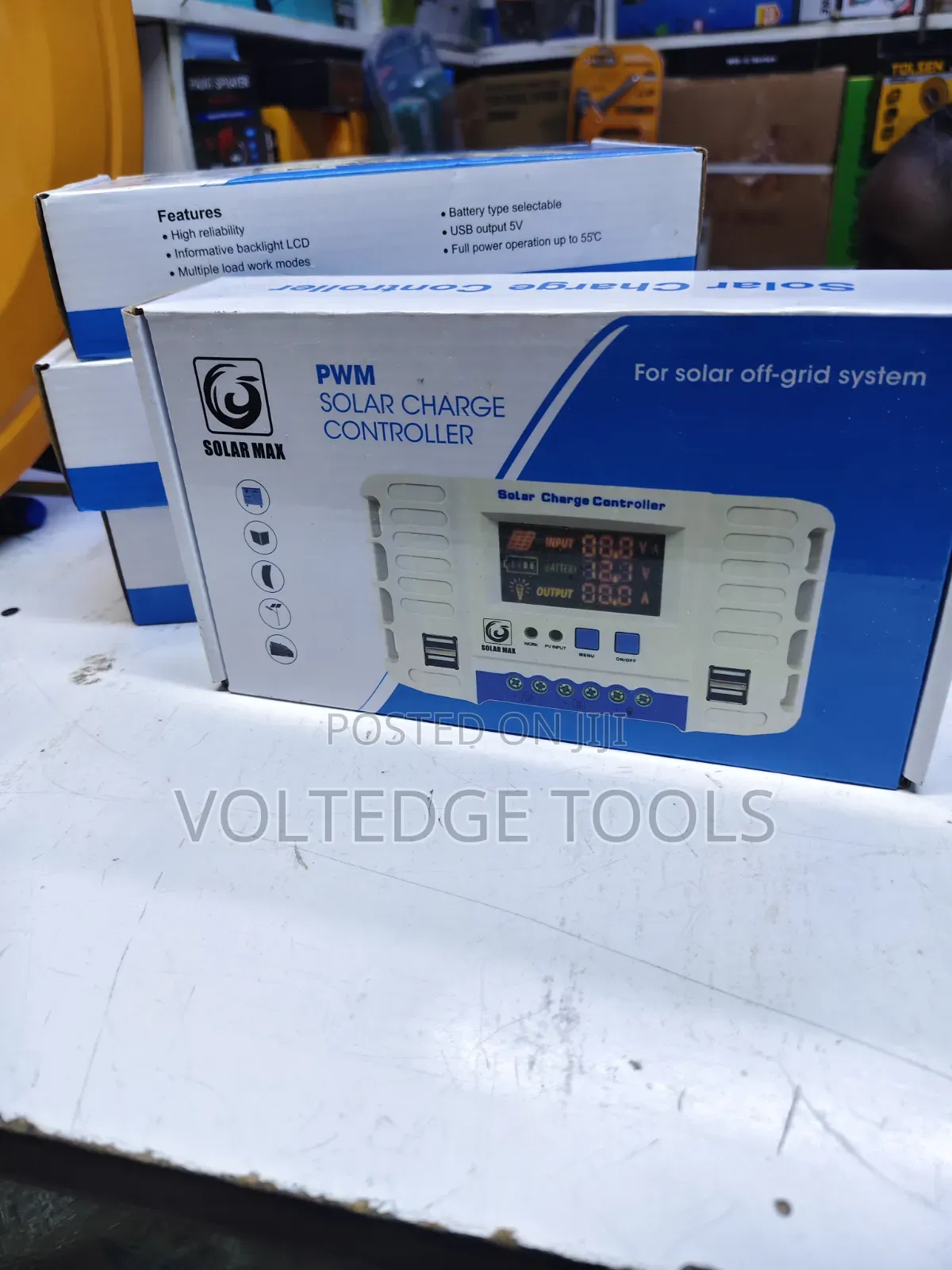 Solarmax 60A PWM Solar Charge Controller 12v/24v