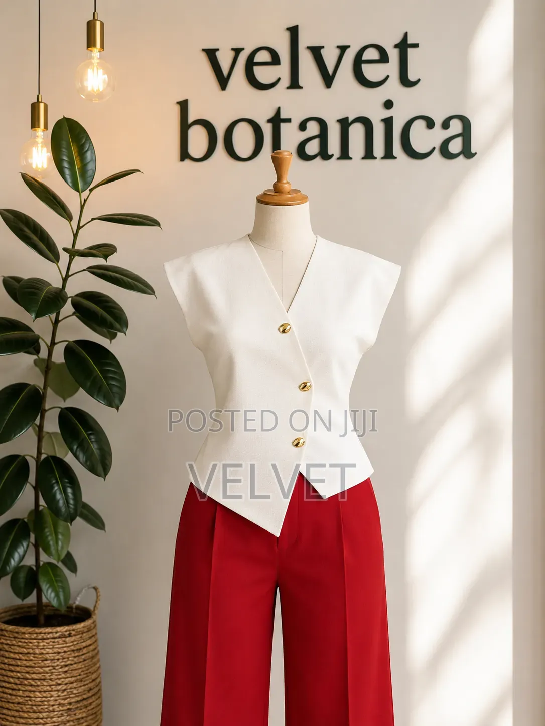 White v Neck Asymetrical Sweater Top