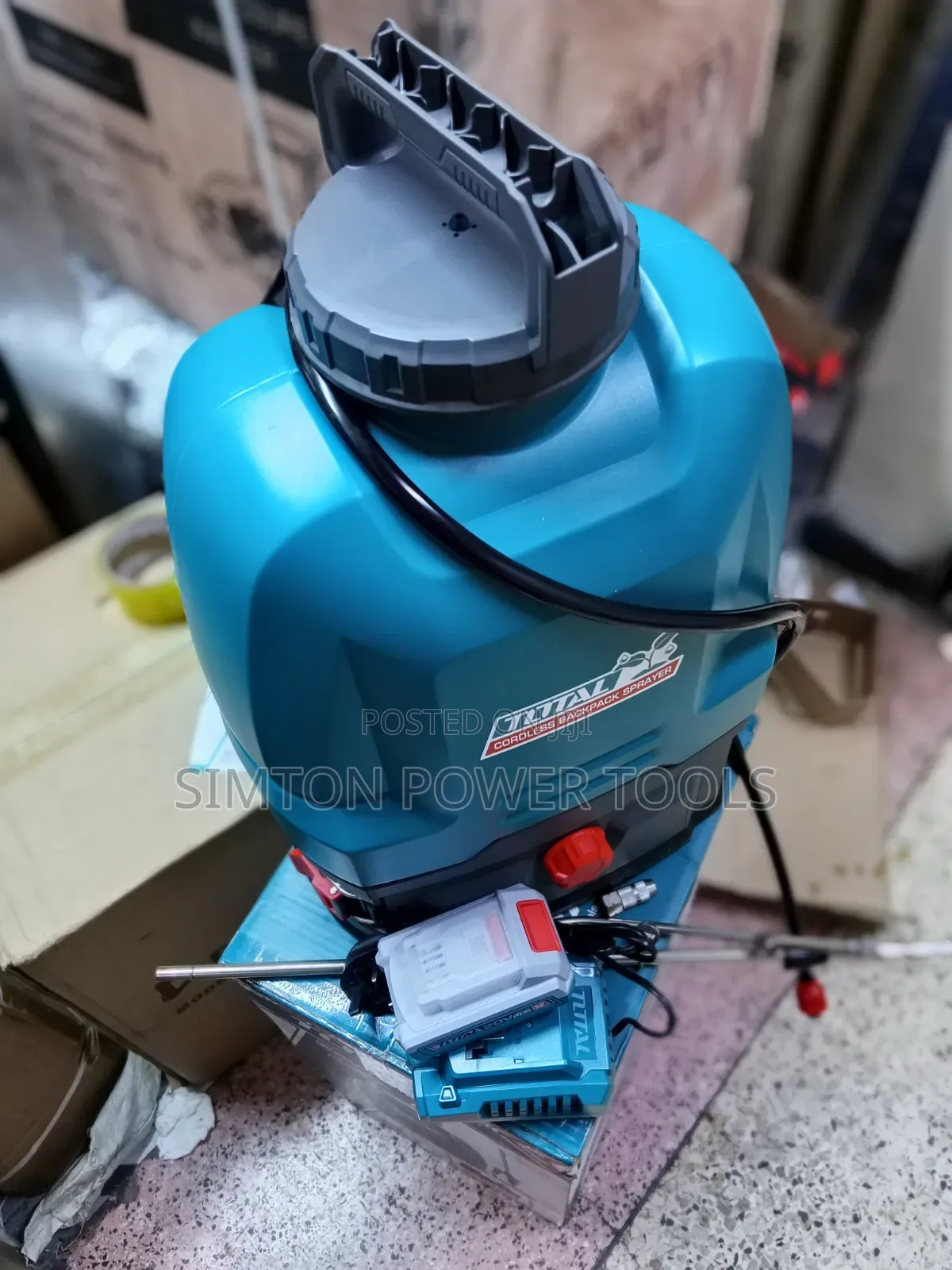 Total Cordless Knapsack Sprayer 16l,: ;;:;