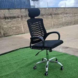 Secretarial Office Chair With Headrest