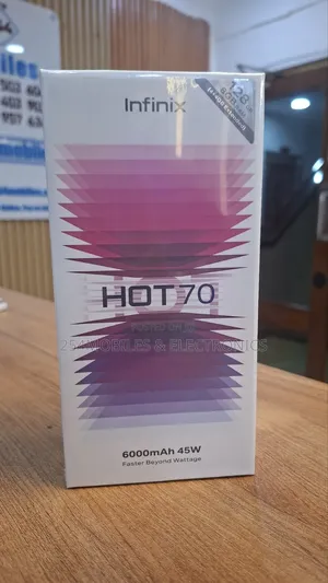 New Infinix Hot 70 128 GB Blue