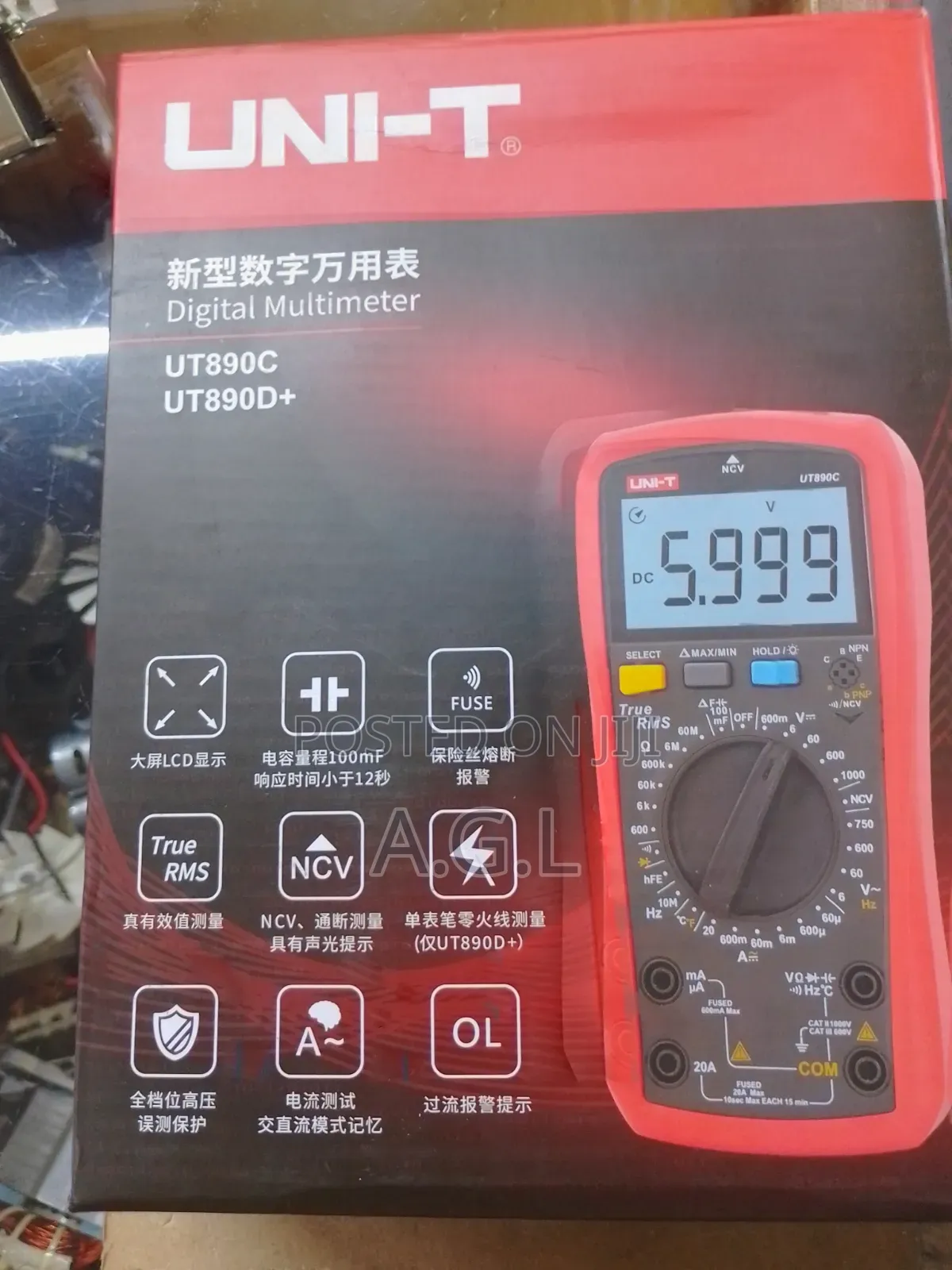 Digital Multimeter UNI-T UT890D+ / Digital Multimeter.